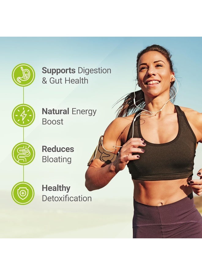 Nested Naturals USDA Organic Non-GMO Probiotics, Fiber and Enzymes Super Greens Veggie Superfood Powder Vegan Supplement - Image 2